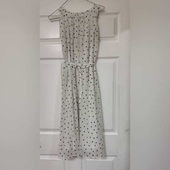 Banana Republic Dresses & Skirts - Pleated polka dot dress. Banana Republic size 4P.